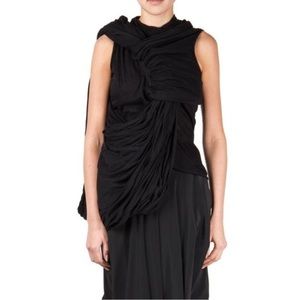 Rick Owens SS17 WALRUS Black Twisted Vine Top